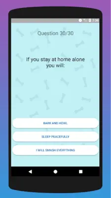 What dog breed are you? Test android App screenshot 0